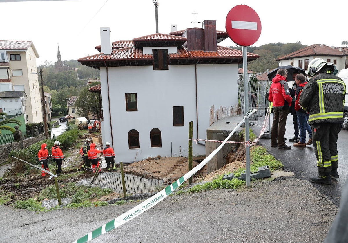 Accidente laboral mortal ocurrido en Comillas en 2019.