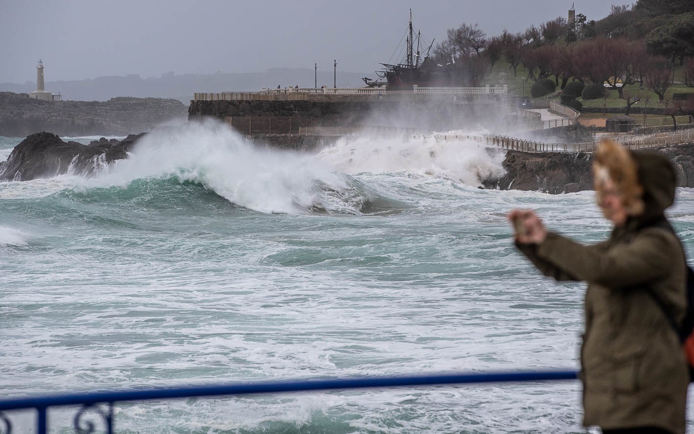 La borrasca Louis desembarca en Cantabria