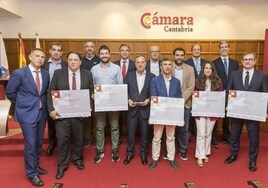 Entrega del Premio Pyme del Año de Cantabria en la edición de 2023.