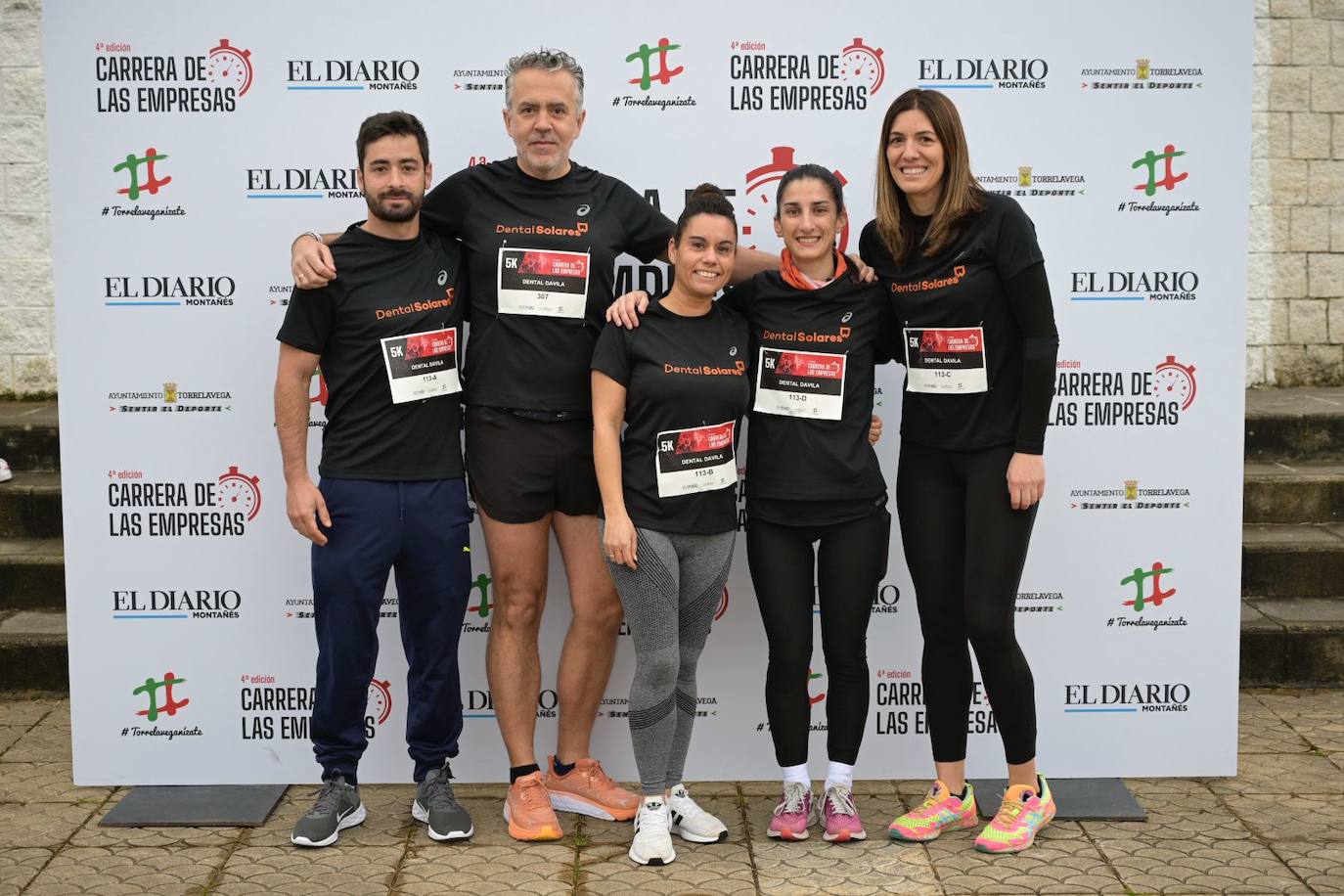 Dental Solares ha tomado parte en la carrera con cinco deportistas.