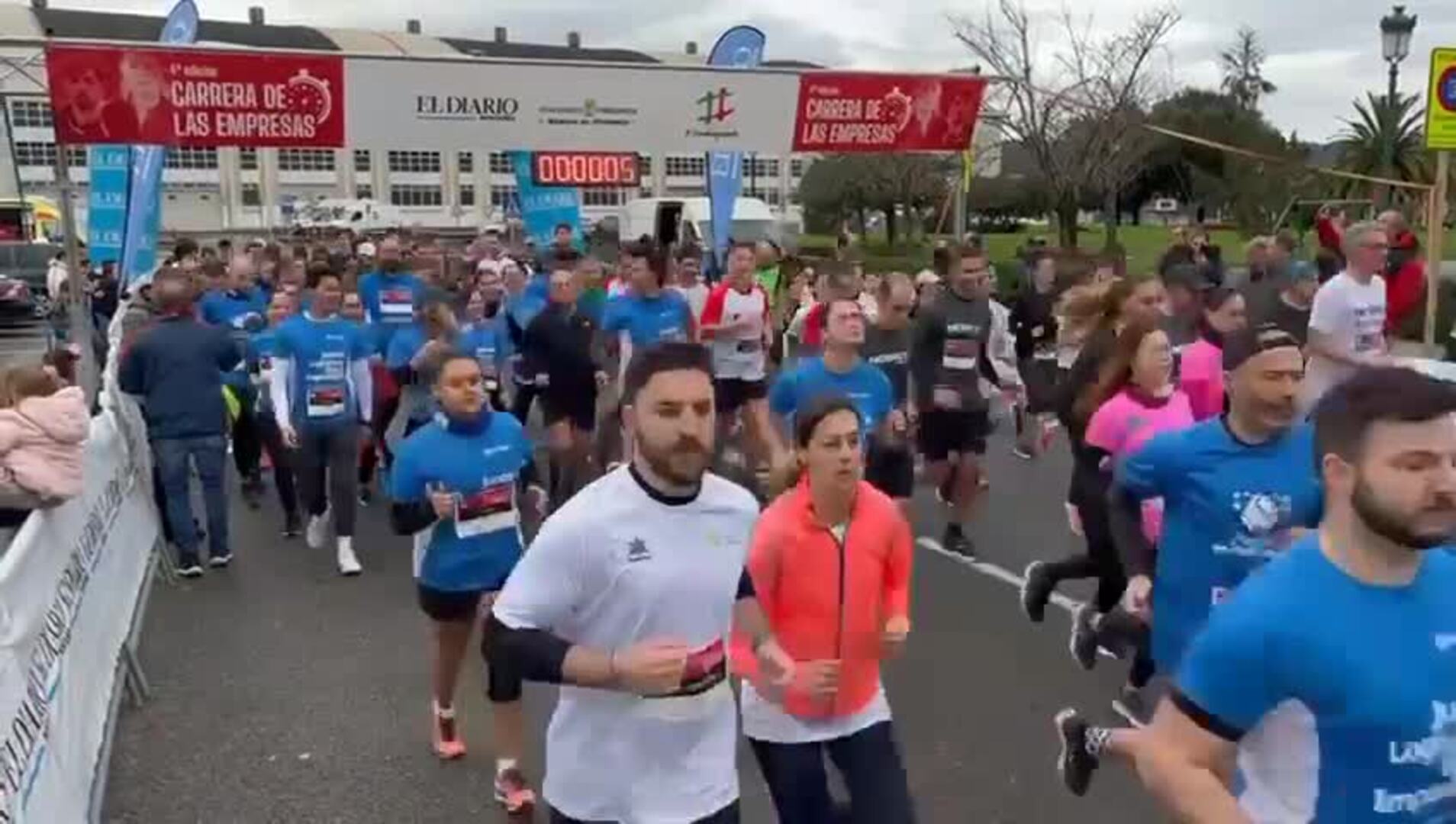 Así fue la salida en la Carrera de las Empresas