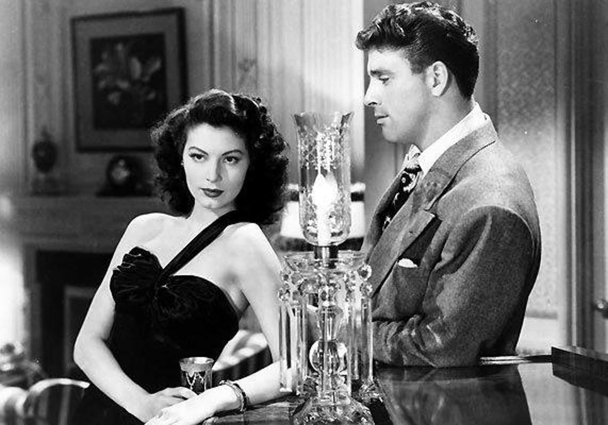 Burt Lancaster y Ava Gadner, en la cinta de Siodmak.