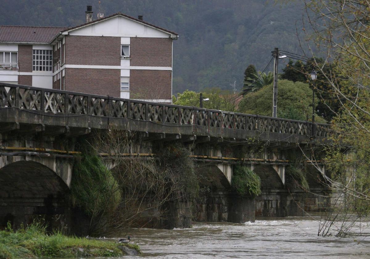 El Asón, a su paso por el entorno de Ampuero.