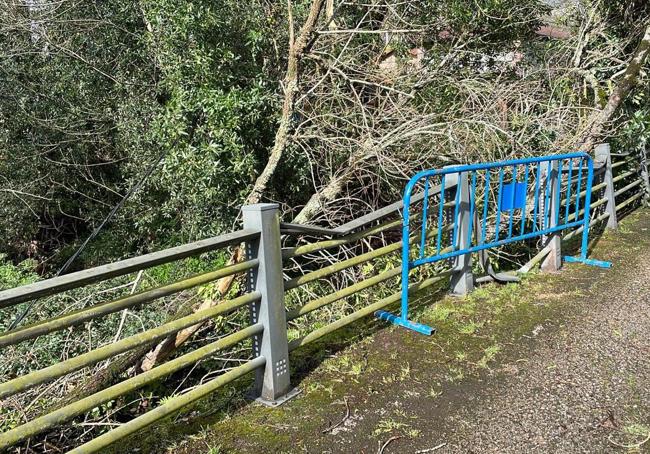 Puente de Pámanes, a la altura de la calle General Quintanilla, en Liérganes.