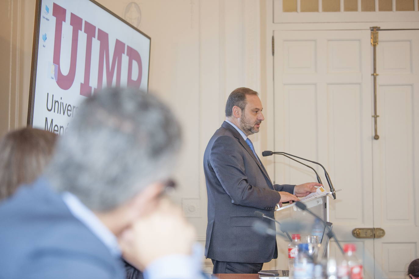 2019. Santander. Ábalos en un curso de la UIMP.