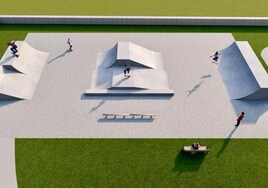 Así quedará el futuro skatepark del barrio San Lorenzo.