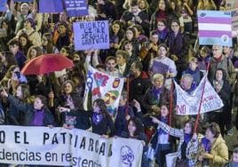Imagen de la manifestación del 8M del año pasado en Santander