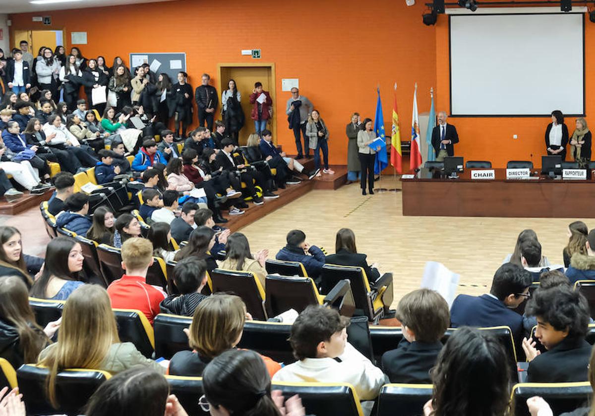 El consejero de Educación, Sergio Silva, ha intervenido en la cita de la ONU.