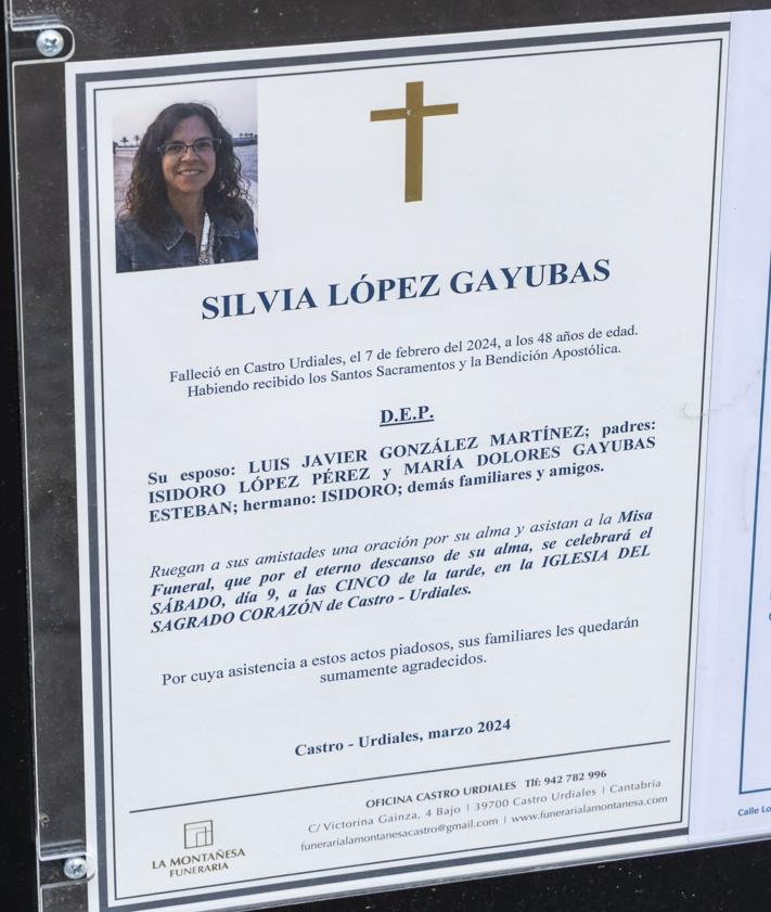 Imagen secundaria 2 - Castro Urdiales despide a Silvia López, asesinada por su hijo mayor hace un mes