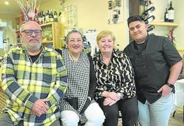 Armando Sousa, Nereida García, 'Chari' Martínez y Óscar Sánchez.