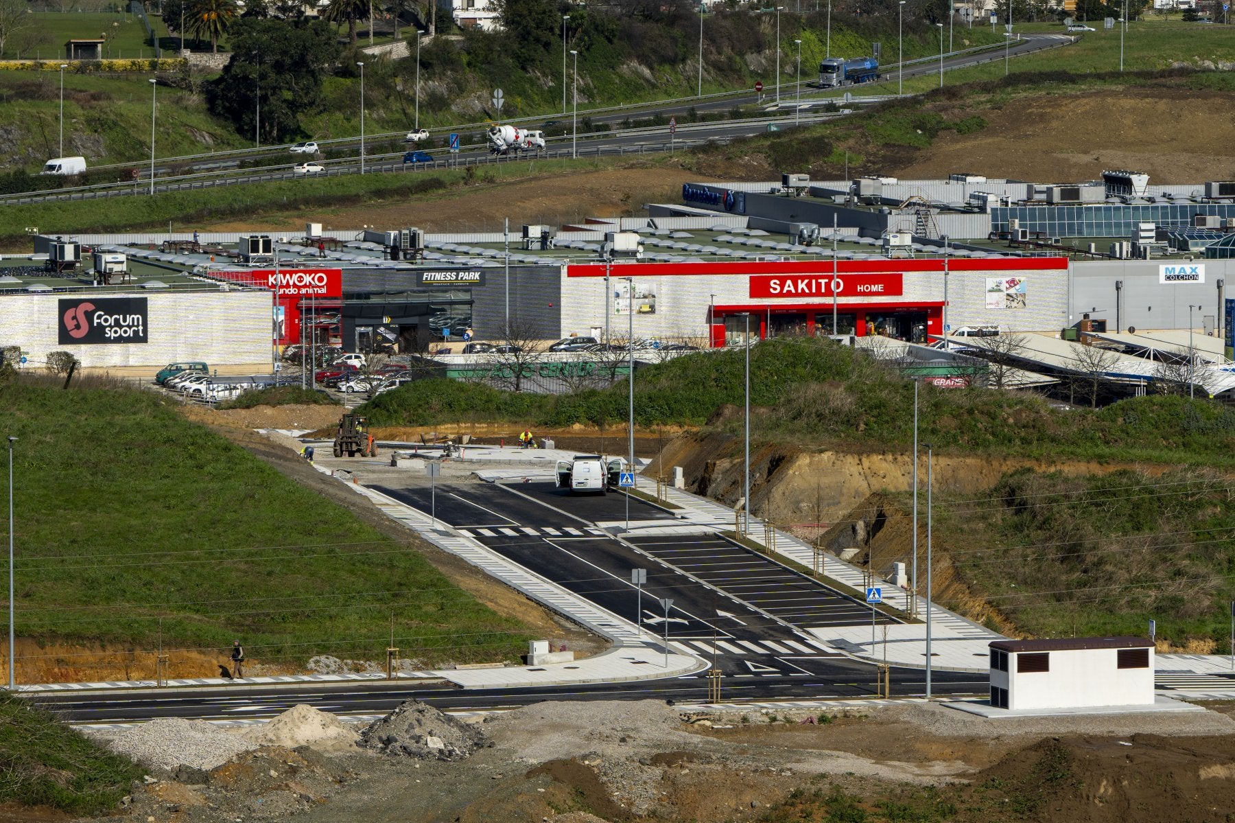 Muchos viales están ya construidos.