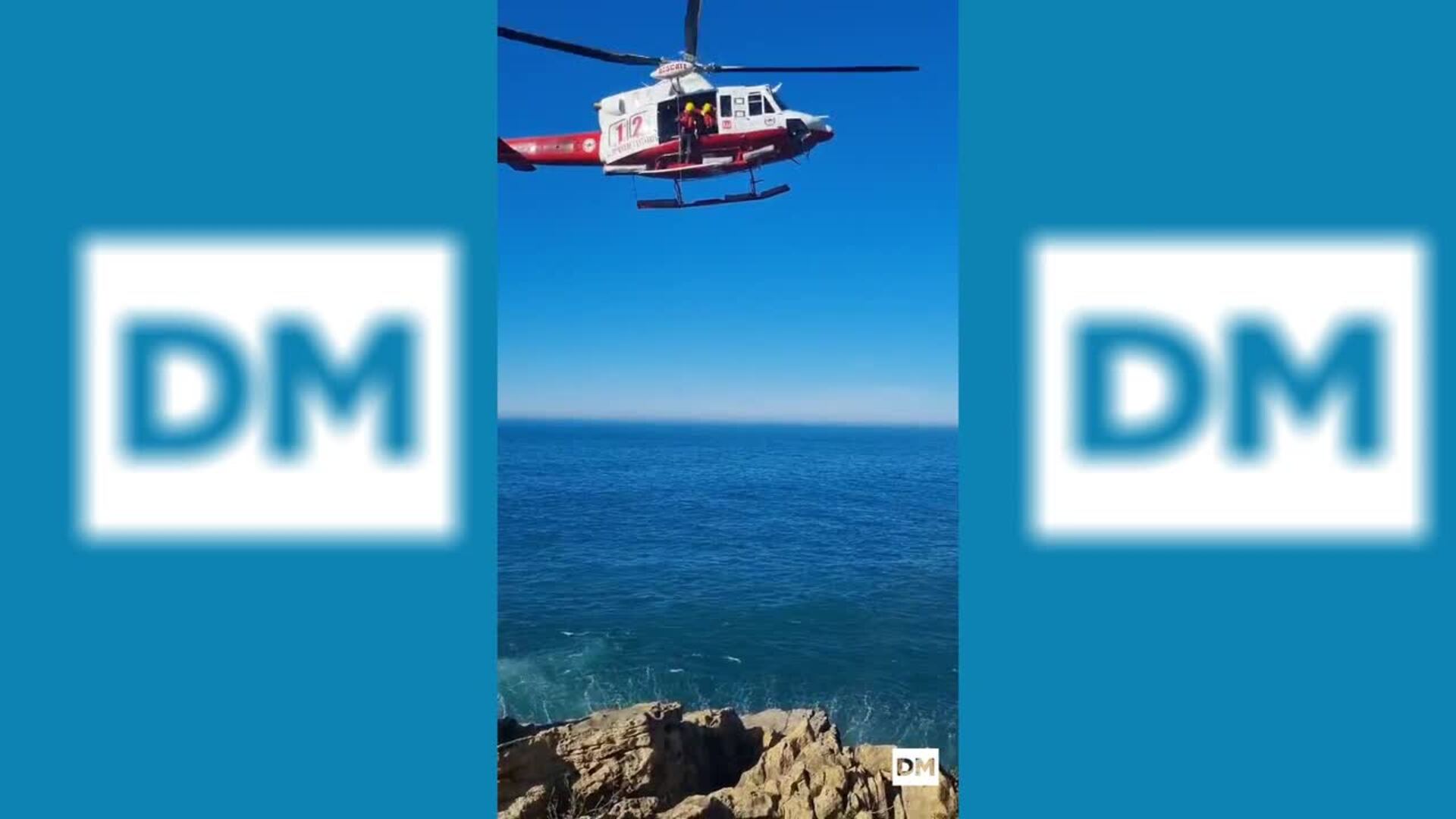 Así ha sido el rescate en los acantilados