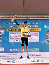 Iván Cobo, líder en el Tour de Taiwán
