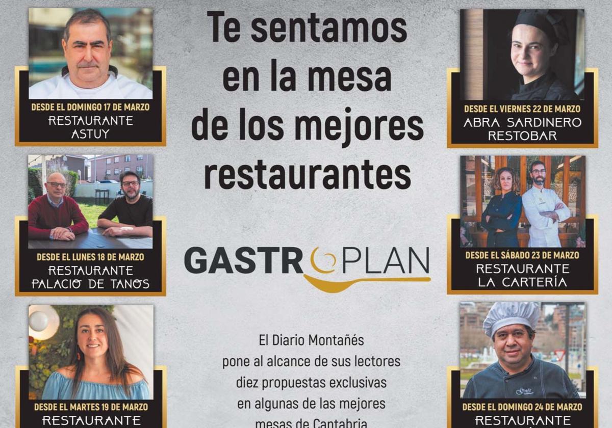 El Diario Montañés propone diez menús exclusivos al mejor precio para poder disfrutar de un plan gastronómico en la región