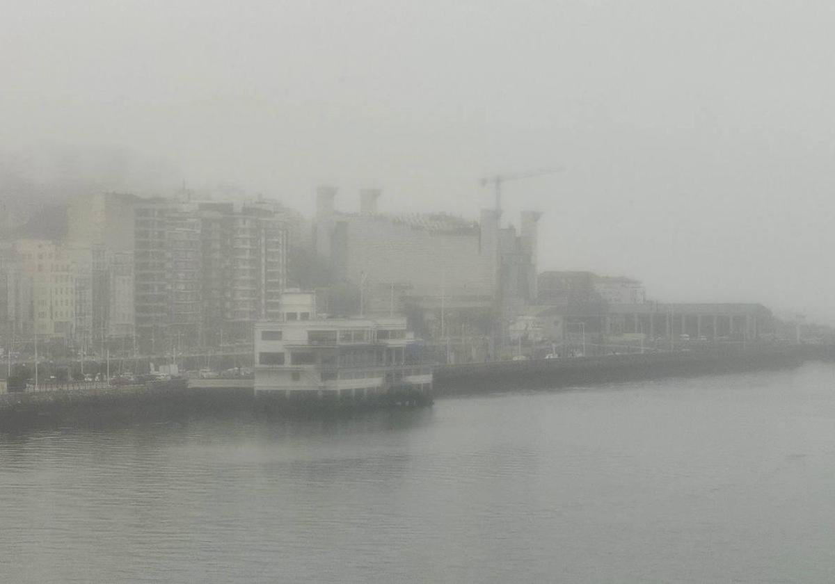 Vista tomada desde el Centro Botín a las diez y media de la mañana.