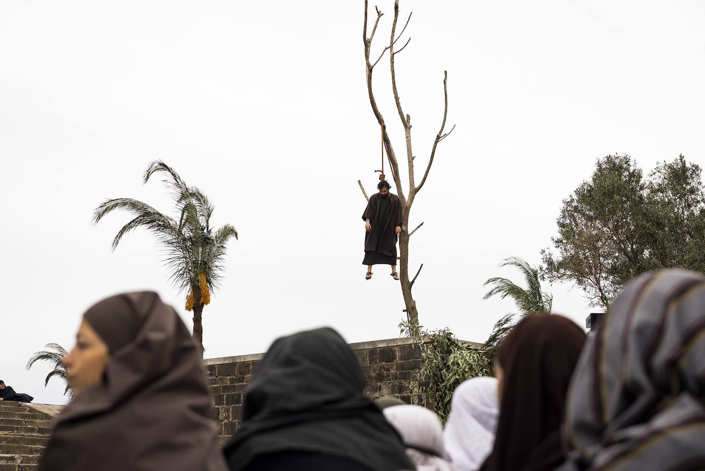 Tras arrepentirse de entregar a Jesús, Judas se colgó de un árbol.