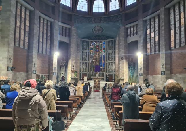 Imagen de este Viernes Santo de la parroquia de San José Obrero