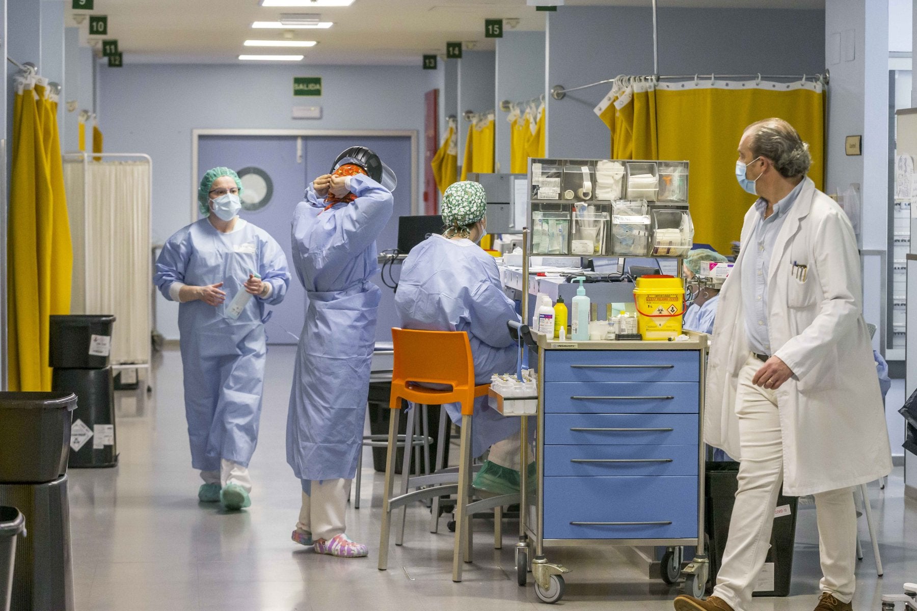 Imagen de archivo del servicio de Urgencias del Hospital Valdecilla.