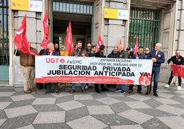 La seguridad privada exige en Santander la jubilación anticipada a los 60 años