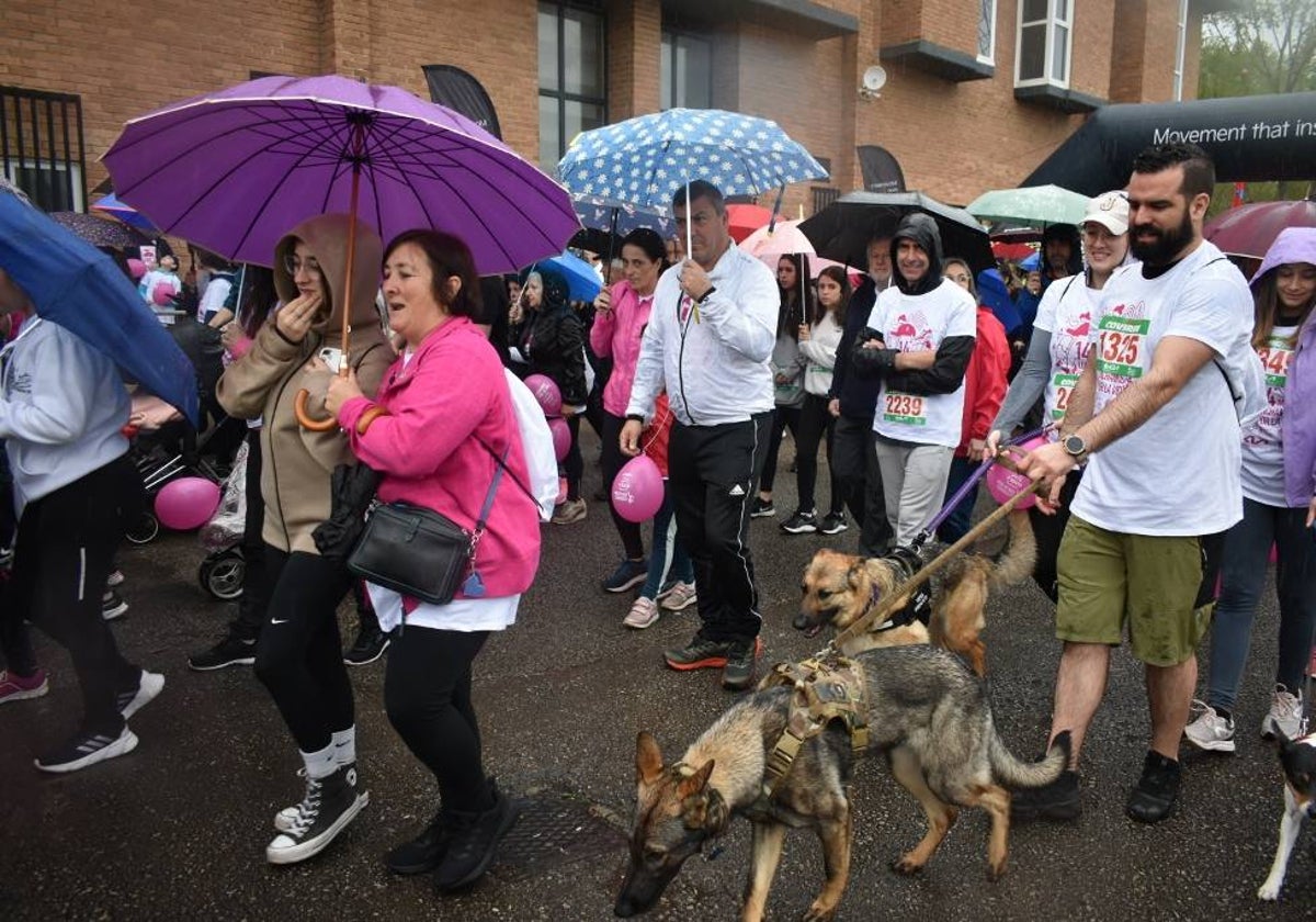 La lluvia no restó participación en Luchamos por la Vida.