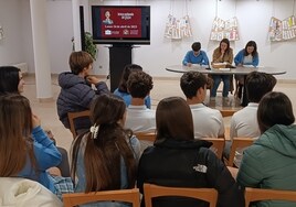 Lectura de El Quijote en la Casa de Cultura de Santoña el año pasado.