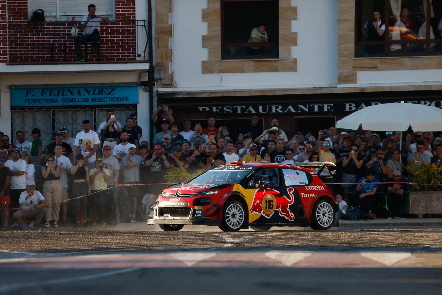 Alberto Otero, con un Citroën C3 WRC.