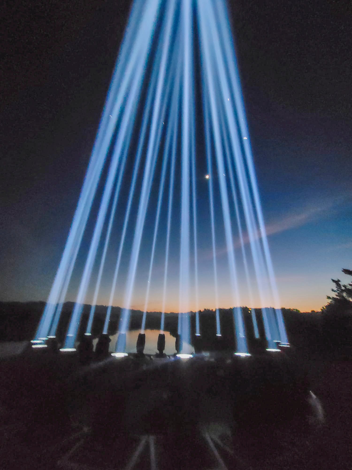 Sinfonía de luces para un adiós