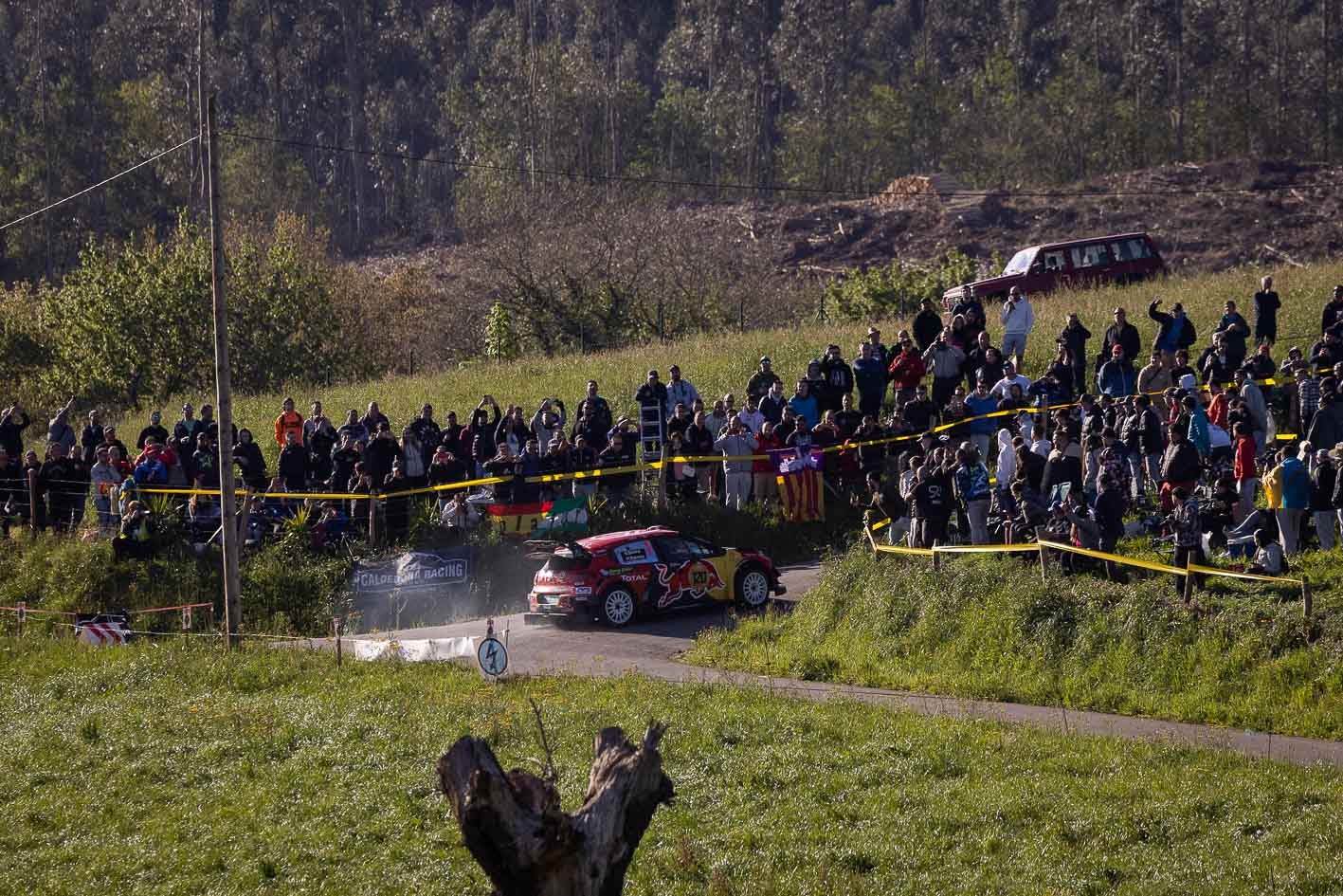 El Citroën C· WRC de Víctor Senra, en el shakedown.