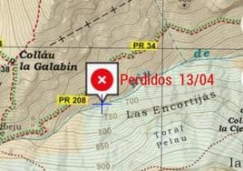 Rescatados cuatro senderistas cántabros perdidos en Peñamellera