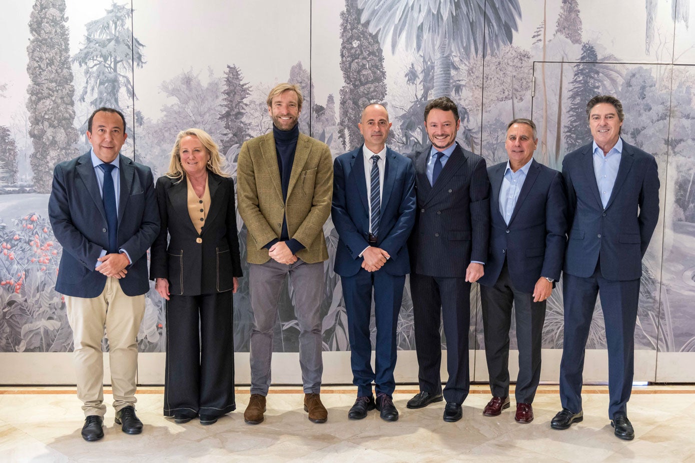 Carlos Fernández, Ana García, Felipe Piña, Leopoldo Quintana, Alejandro Liz, Eugenio de Juana e Ignacio Martínez.