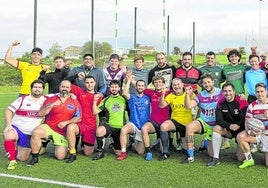 Los jugadores del Blendio Cormorán disputan mañana la final de la Liga Norte, ante los burgaleses del Rugbyaranda.