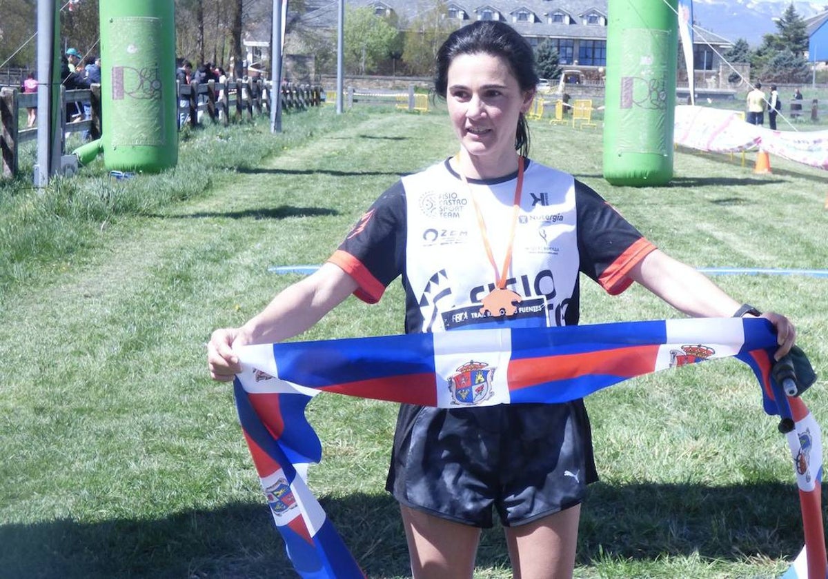 La ganadora de la categoría absoluta femenina, Begoña González.