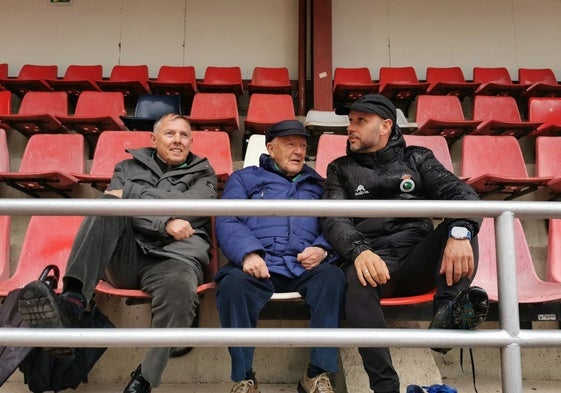 Fede Trueba, Pepe Barros y José Alberto, el viernes en Andorra.