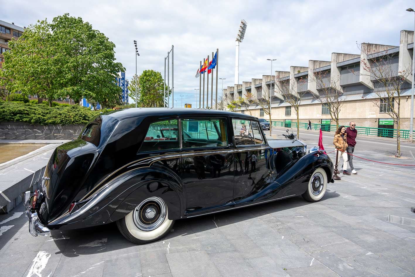 Parte lateral del Rolls Royce Phantom IV.