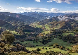 Vista general del valle de Liébana.