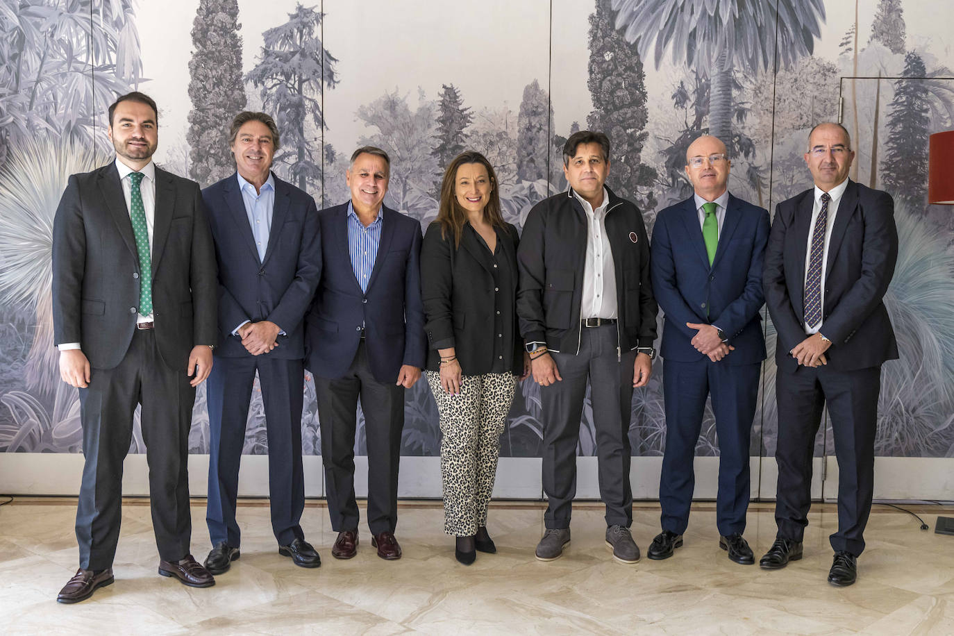 Javier García, Ignacio Martínez, Eugenio de Juana, Marta Redondo, Rubén Otero, José Marcos Fernández y Gonzalo Cayón.