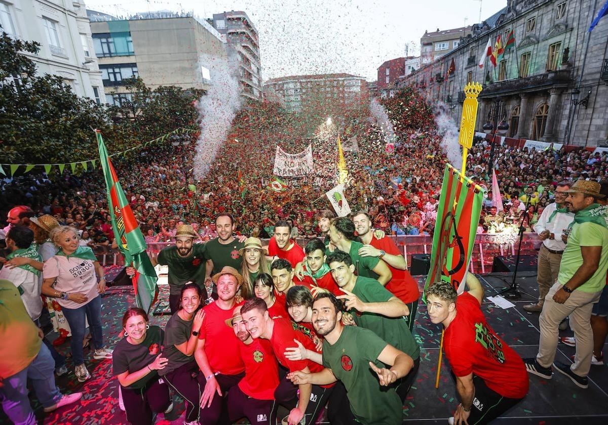 Imagen del pregón que dio inicio a las fiestas el año pasado.