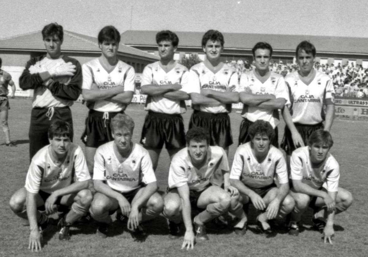 Equipo racinguista que consiguió el ascenso en Getafe en 1991. dm