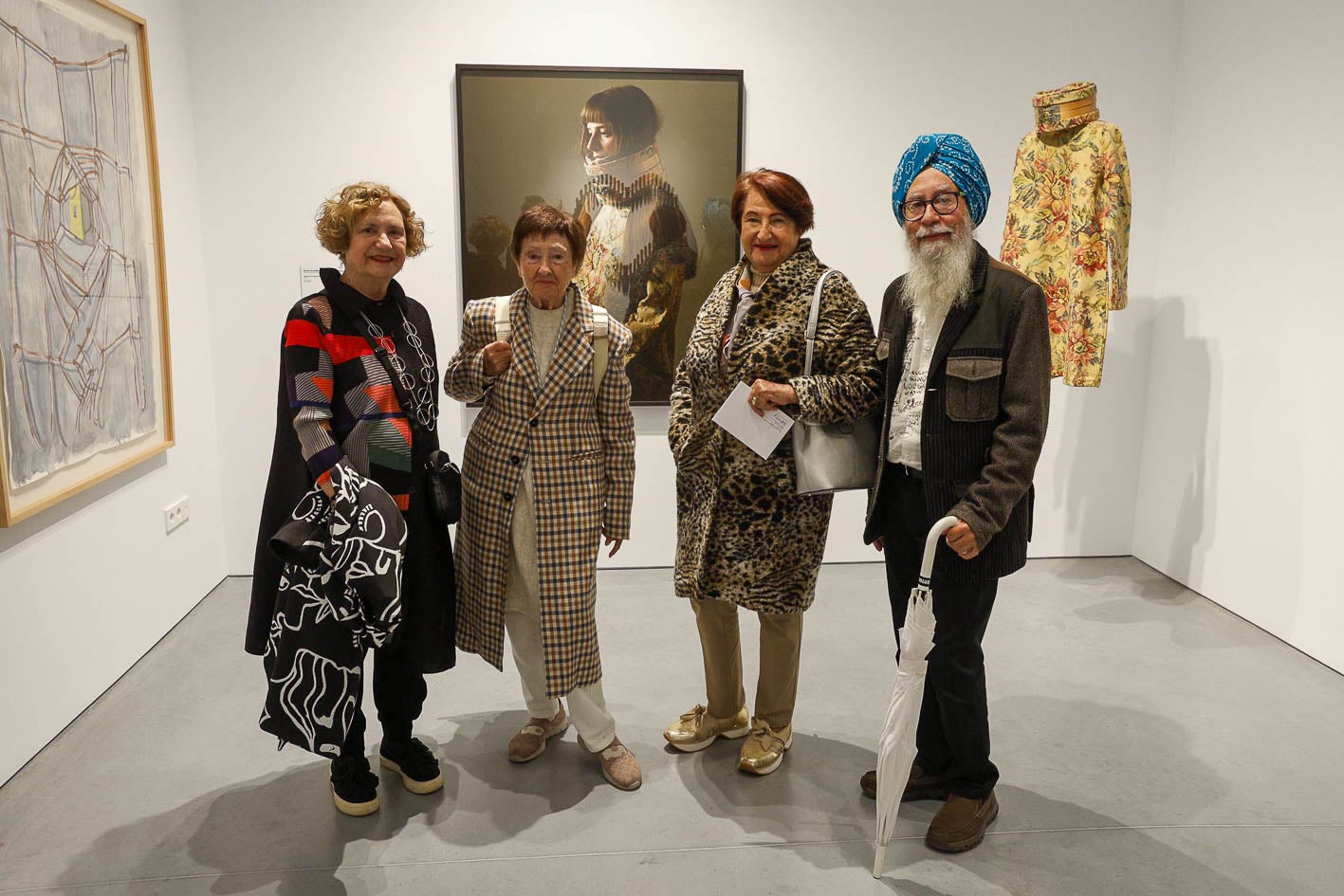 Marisol Cavia, Gloria Torner, Ana Torner y Arvinder Bawa.