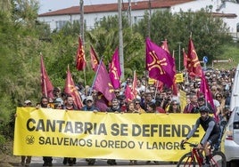 Los organizadores de la movilización, satisfechos con la respuesta a la convocatoria.