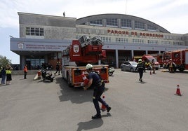 Parque de Bomberos de Torrelavega, al que pertenecen los dos aspirantes.