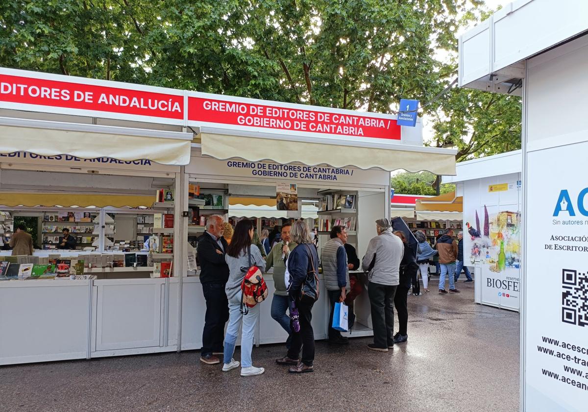 Caseta de Cantabria en la feria madrileña en la edición del pasado año.