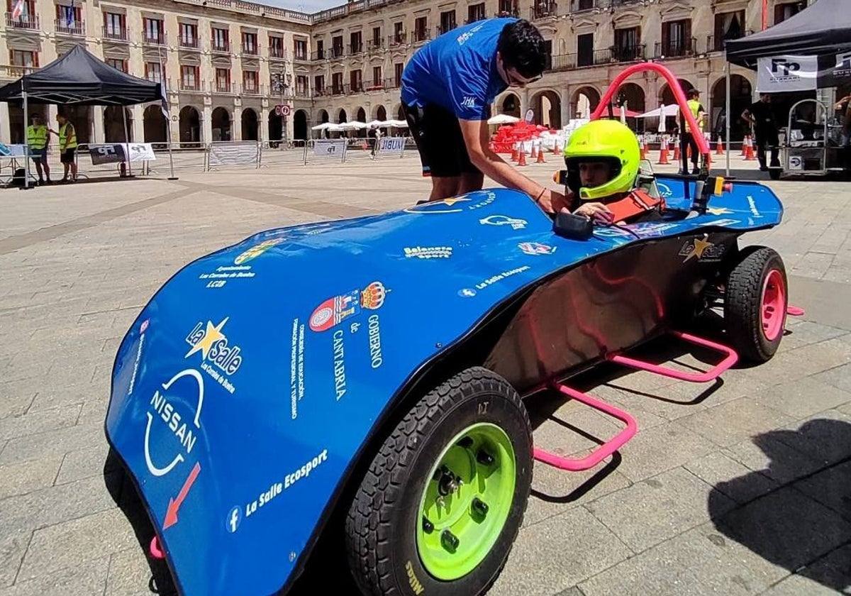 El coche eléctrico corraliego brilló en todas las pruebas dinámicas.