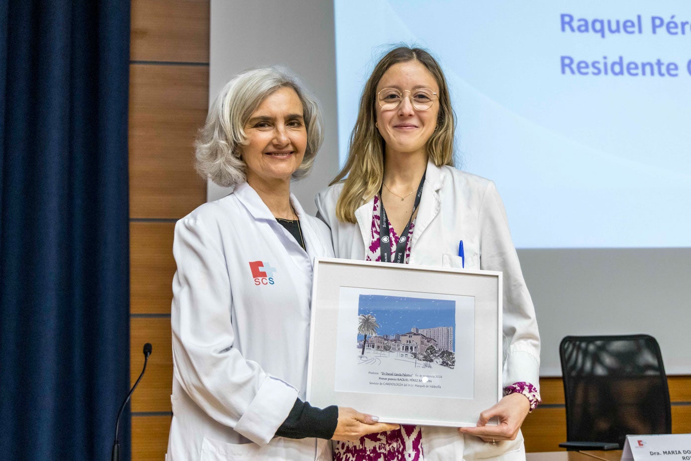 El primer puesto fue para Raquel Pérez, especializada en cardiología.