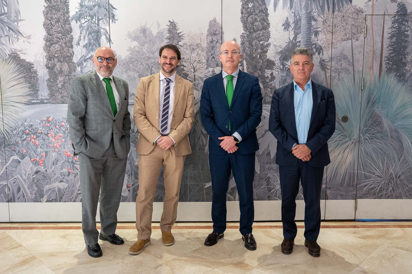 Fernando Rodillo, Javier Ferroni, José Marcos Fernández y Cándido Cobo.