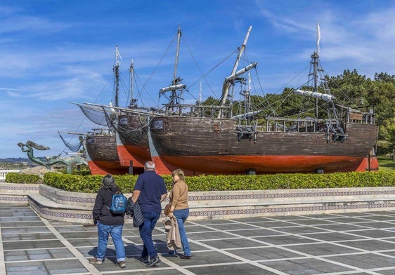 Los tres galeones en los que viajó Vital Alsar desde México hasta Santander están en mal estado.