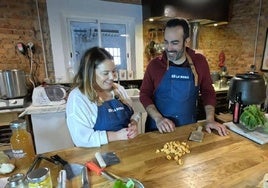 'Hoy cocinamos con...' Jorge Mariscal, de Granja Santa Ana, pasta fresca hecha a mano