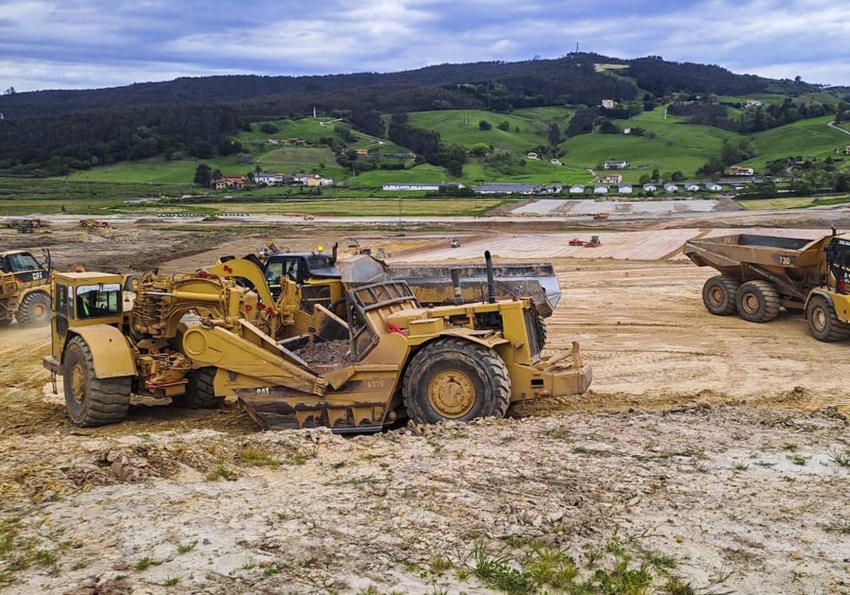 Obras en el polígono de La Pasiega