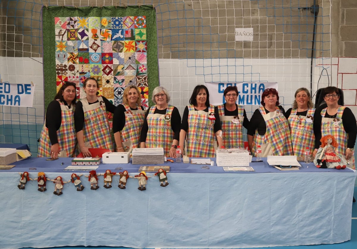 Grupo organizador del encuentro de patchwork de San Vicente.