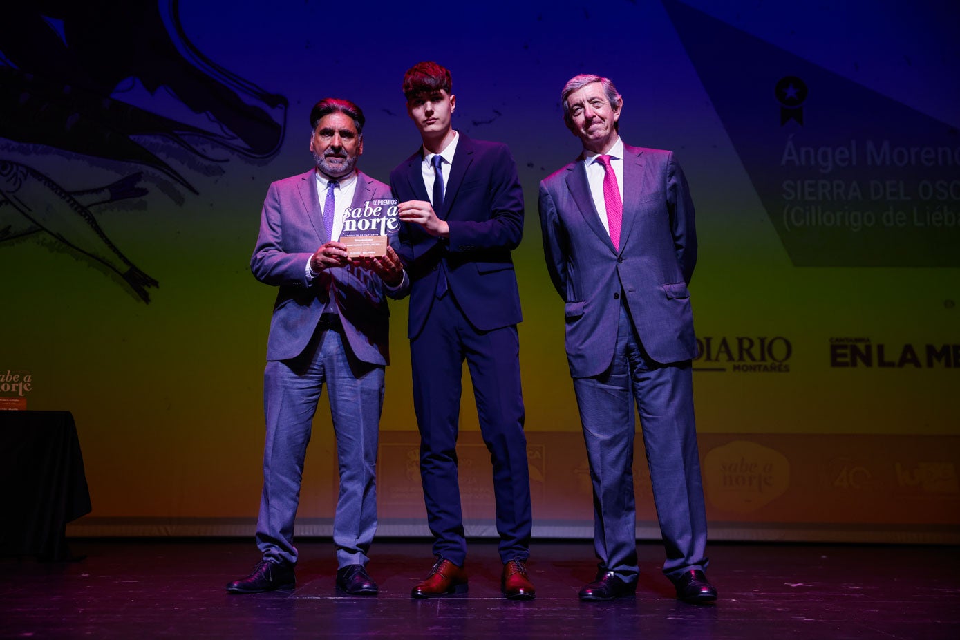 Ángel Moreno, Manuel Moreno y Luis Revenga.